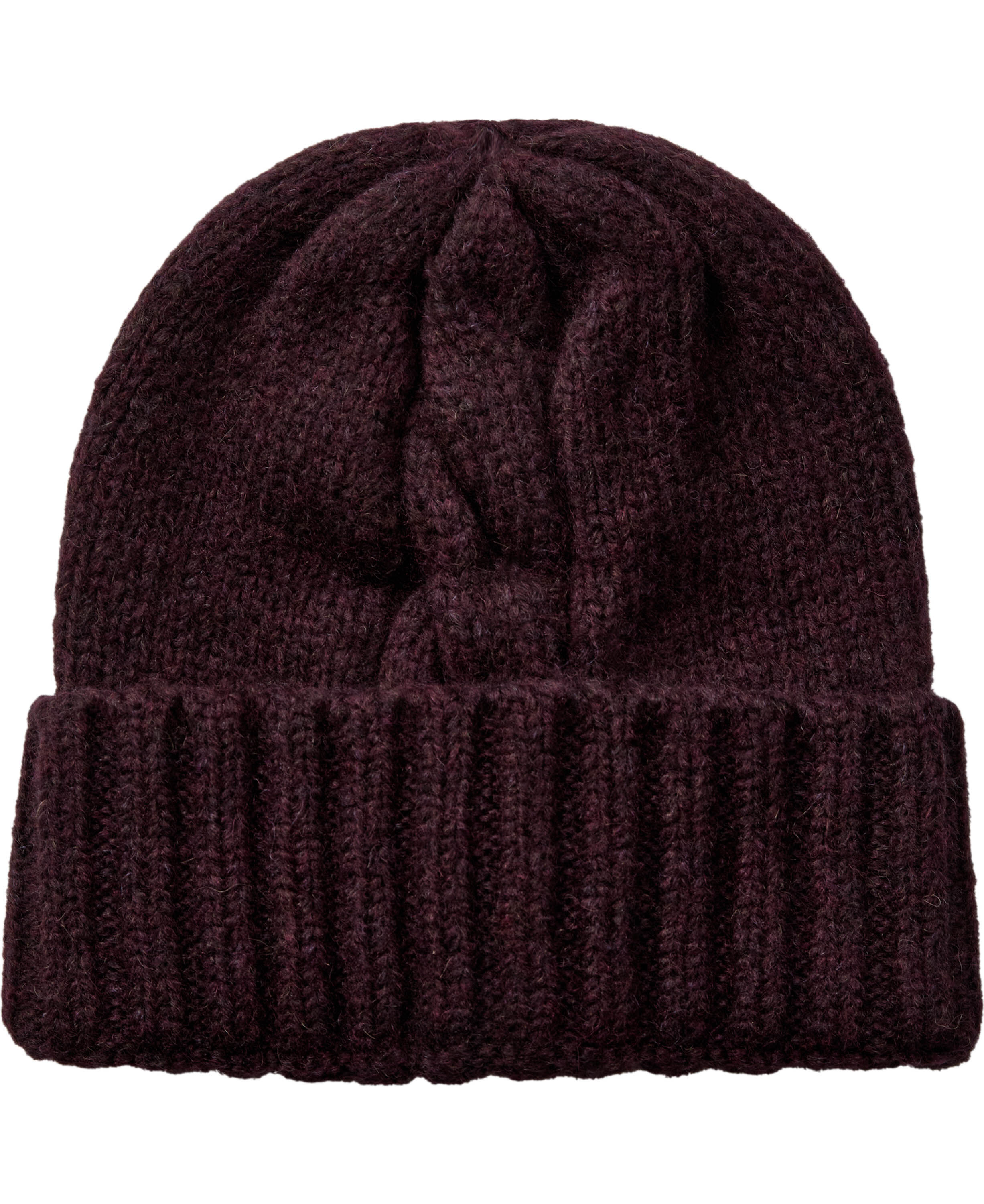 Soft Baby Cable Hat Rusty Chocolate