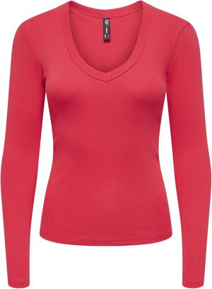 ONLRILEY L/S V NECK TOP CS JRS