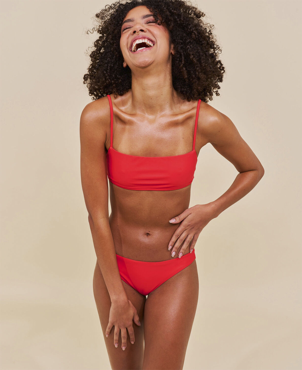 Sanur bandeau-bikini topp