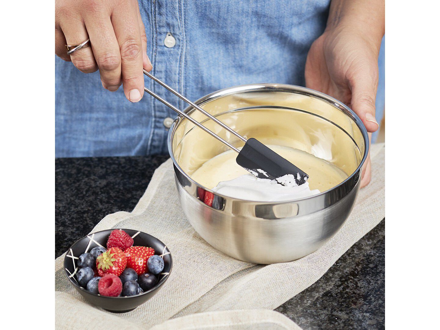 Bakebolle 3,1 liter 20 x 12,5 cm St&aring;l