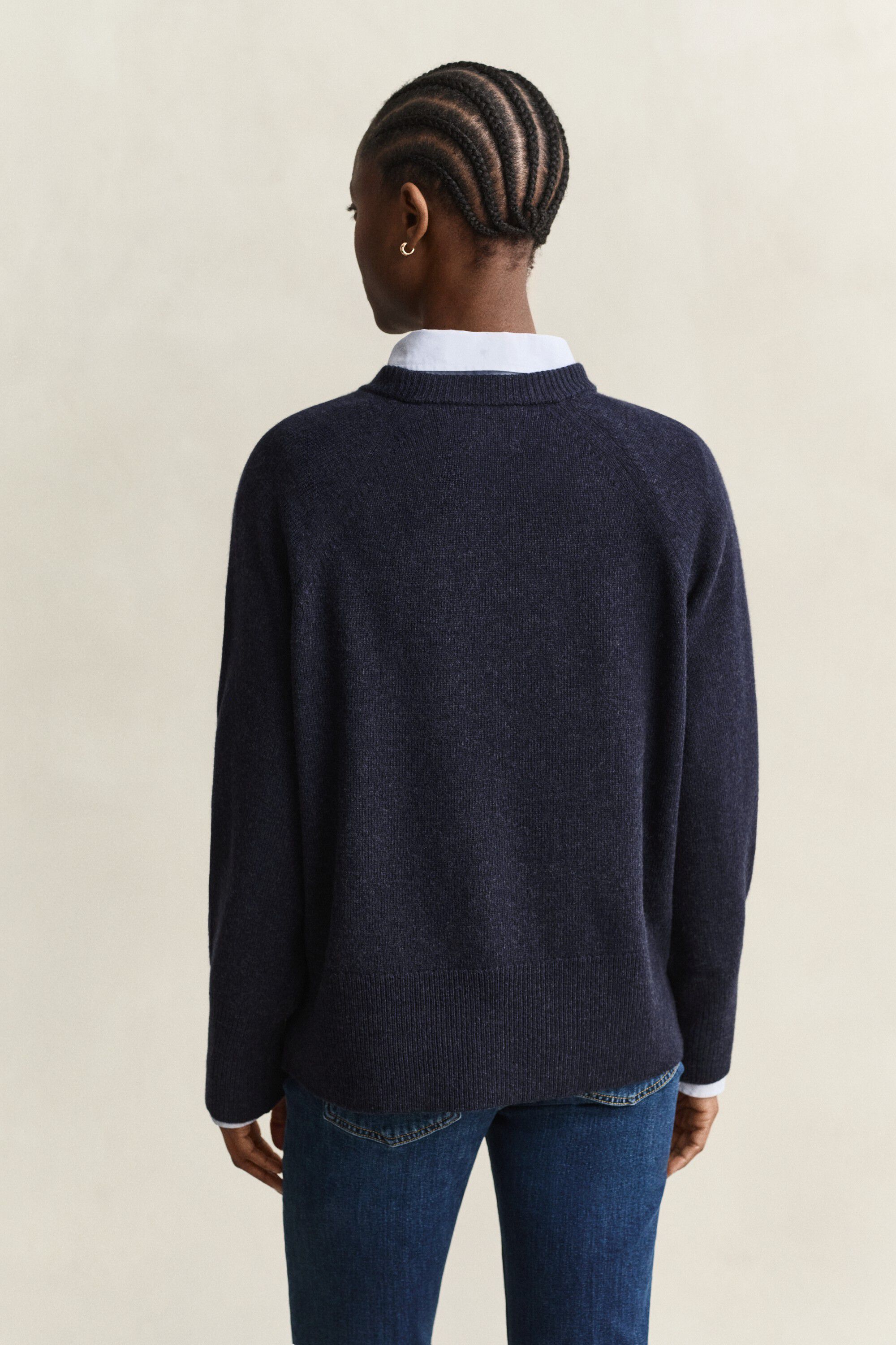 WOOL CASHMERE C-NECK