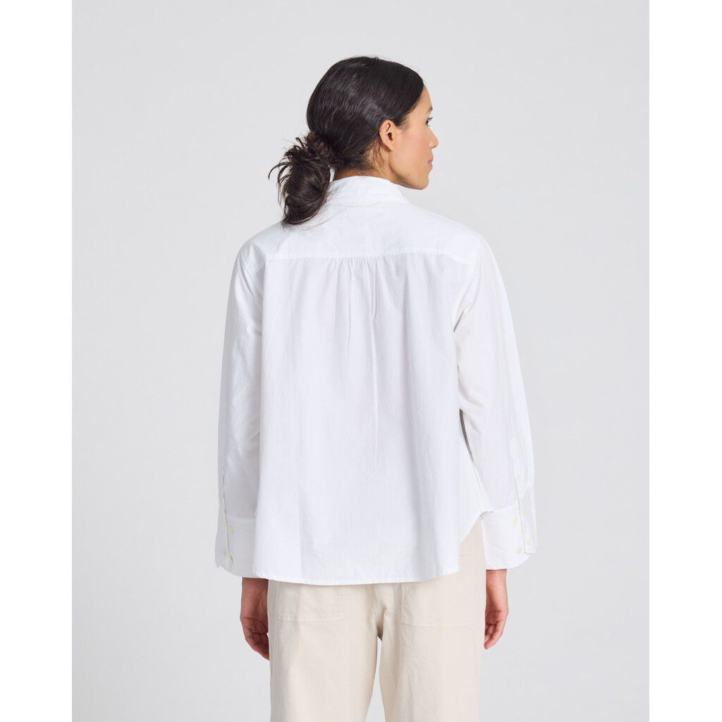 Flora Shirt Poplin Gots 243975