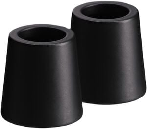 Light Candleholder mini taper, Matte Black, 2-pack, 2,3x2,3 cm