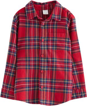 Soft, checked shirt with long sleev