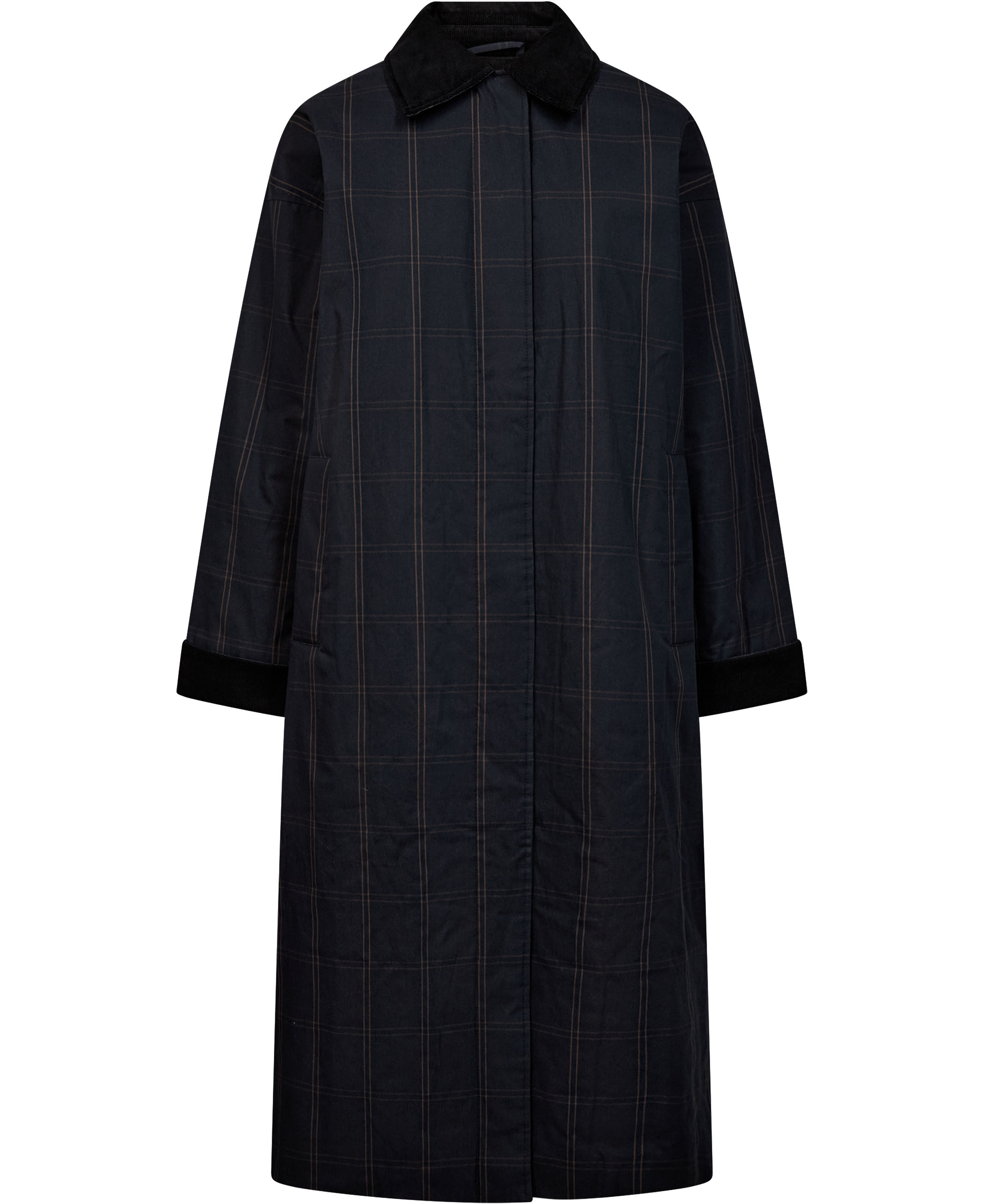 Emmy 1 coat with corduroy detail - GRS
