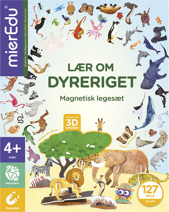 mierEdu - Magnetisk legesæt - Lær om dyreriget
