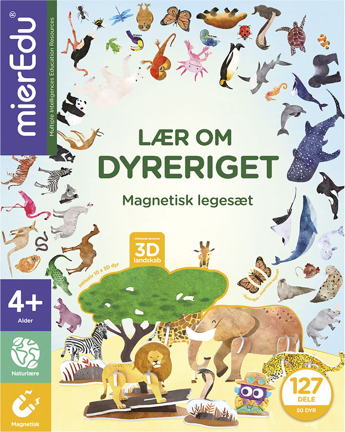 mierEdu - Magnetisk legesæt - Lær om dyreriget
