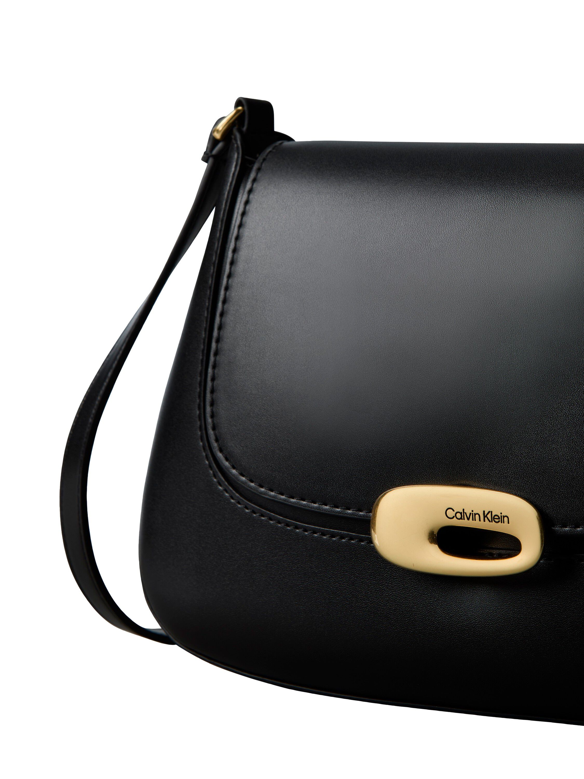 Engraved Medium Flap Crossbody Bag