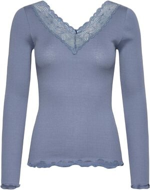 RWBeatha Silk LS V-neck T-shirt