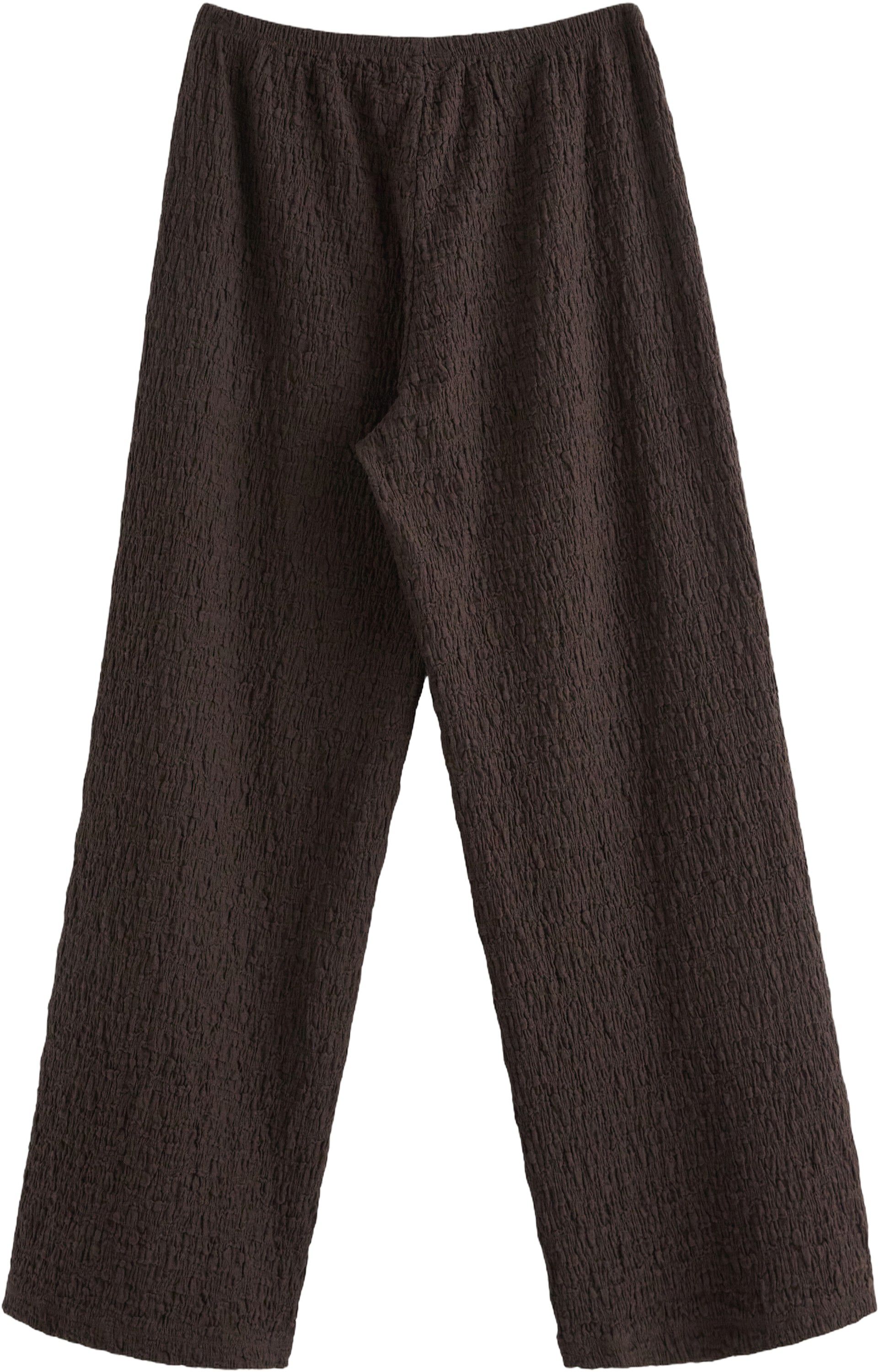 Vid bukse med struktur over hele kr