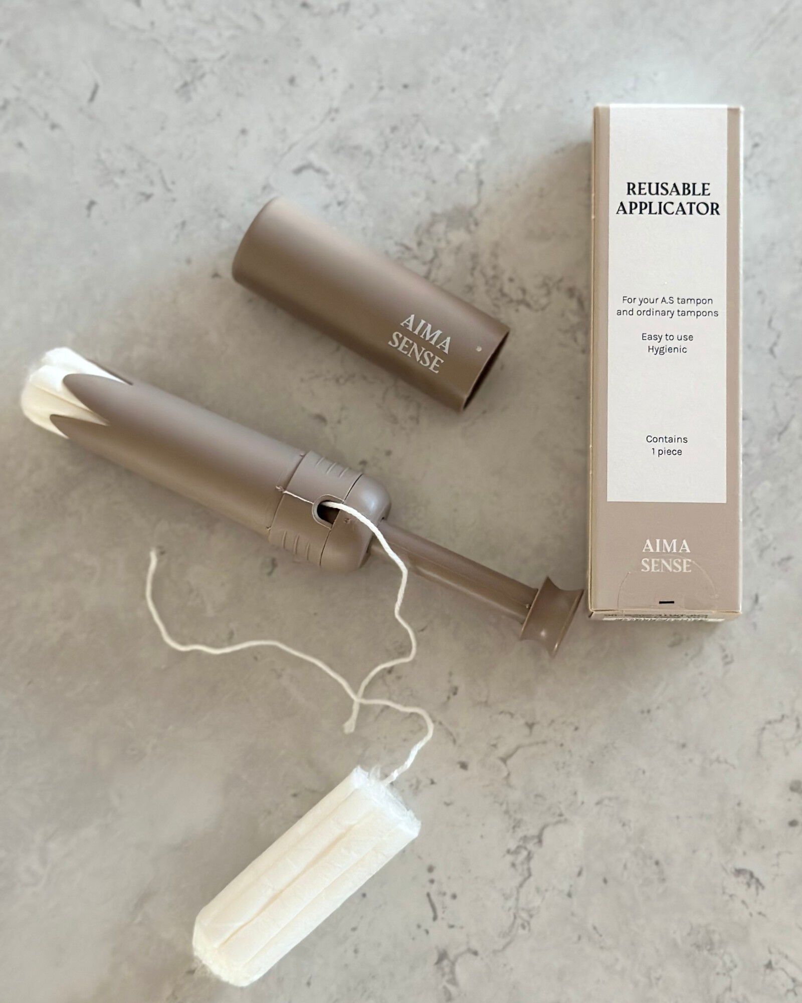 Genanvendelig tamponapplikator