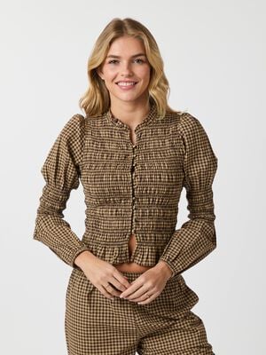 Falka Check Blouse