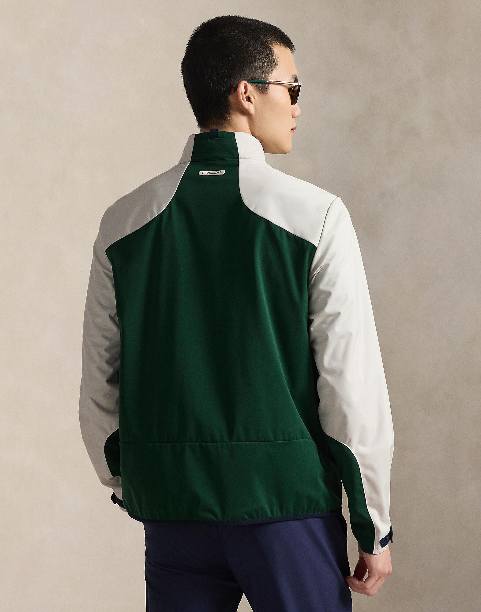 Color-Blocked Packable Jacket