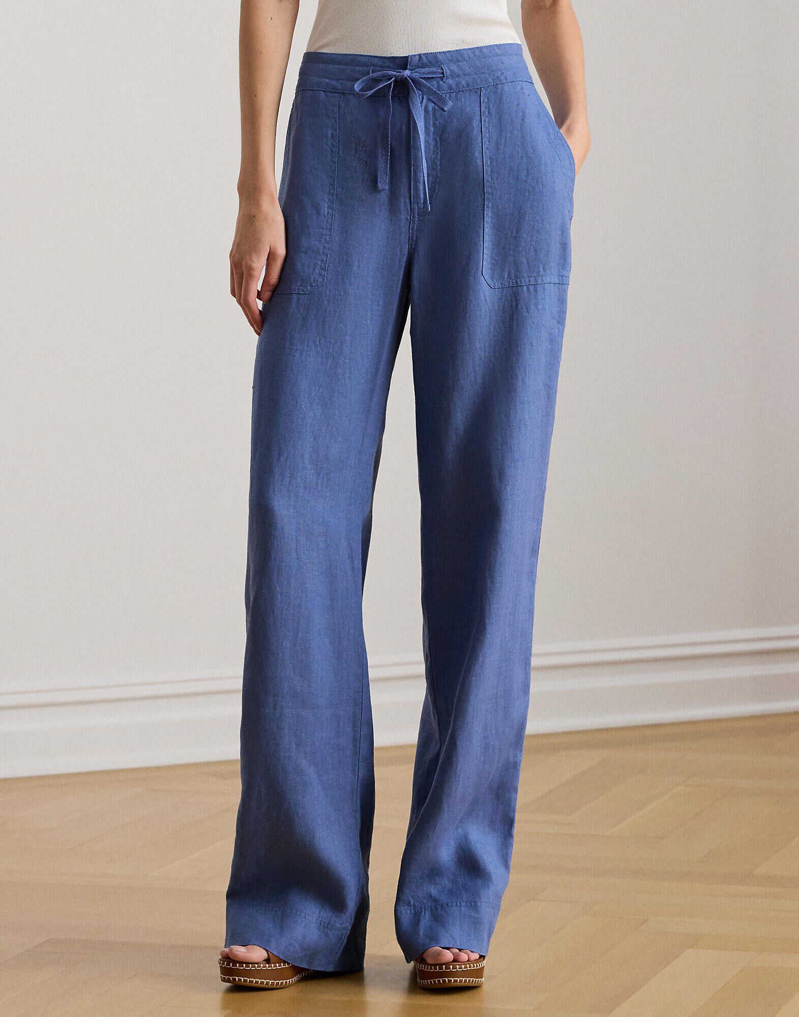 Linen Wide-Leg Pant