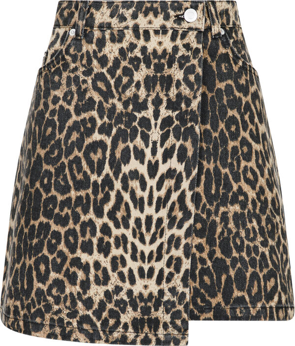 Kendra Leopard Skirt
