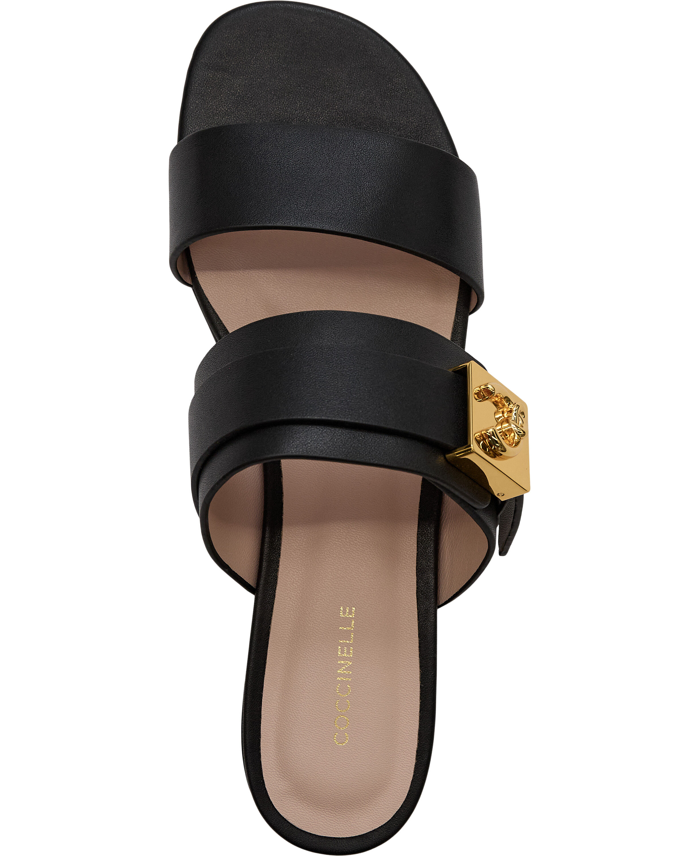 COCCINELLE C-ME LOCK COW FLAT SANDAL COW LEATHER