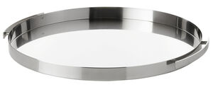 Arne Jacobsen serveringsbrett Ø 33. 5 cm steel