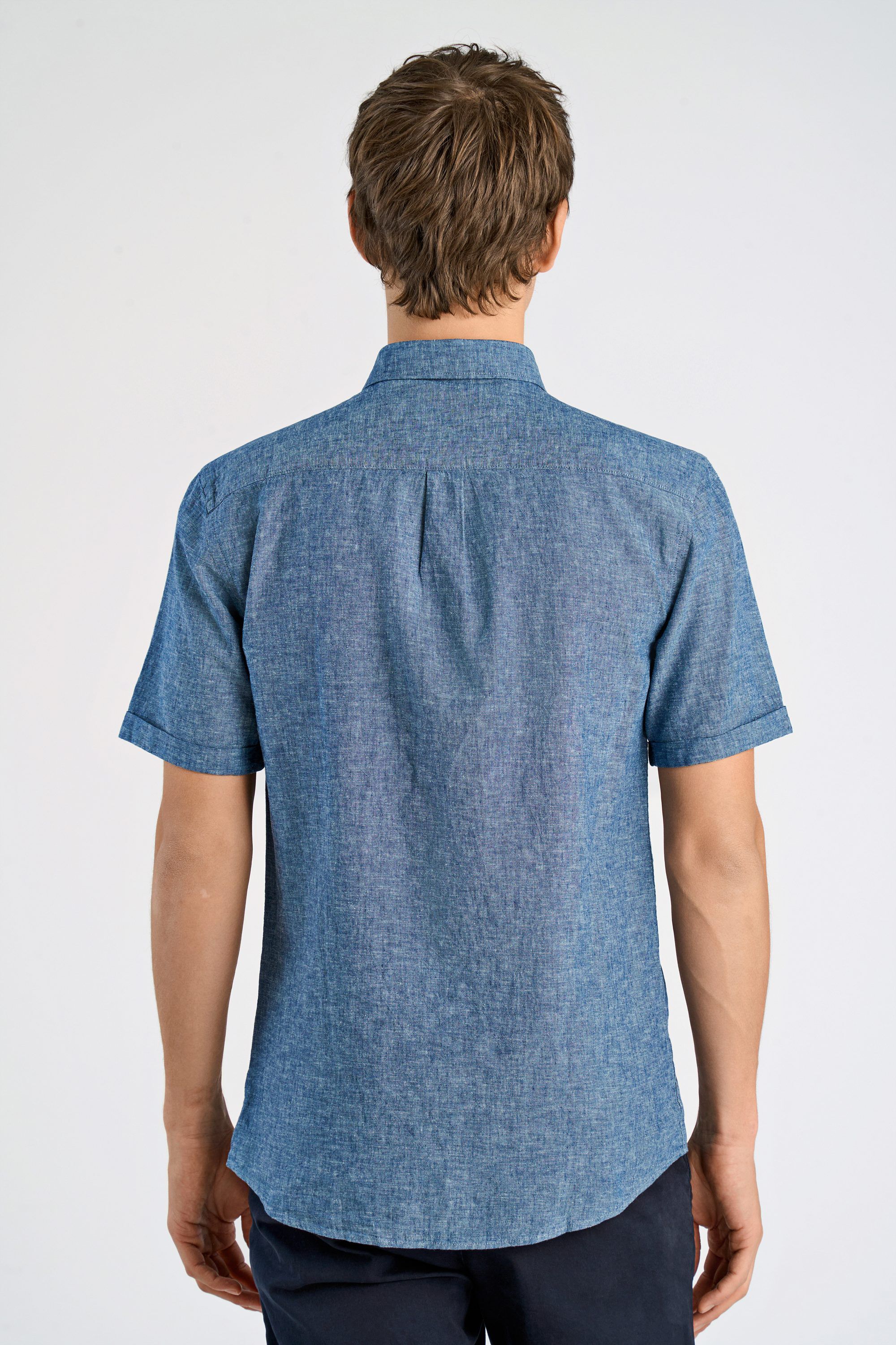 Cotton/linen shirt S/S