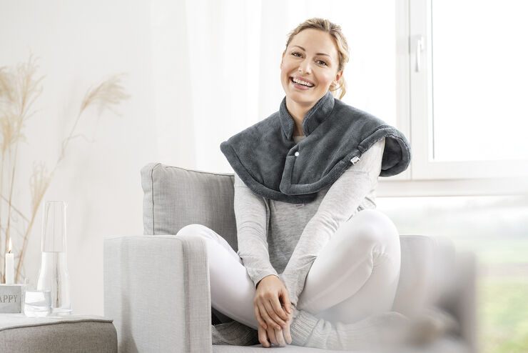 Varmepute til nakken og skuldrene HK 54 Grå