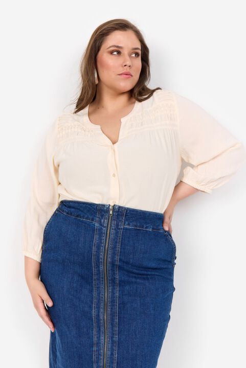 Curvy WA-SIA 29 Skjorte Creme