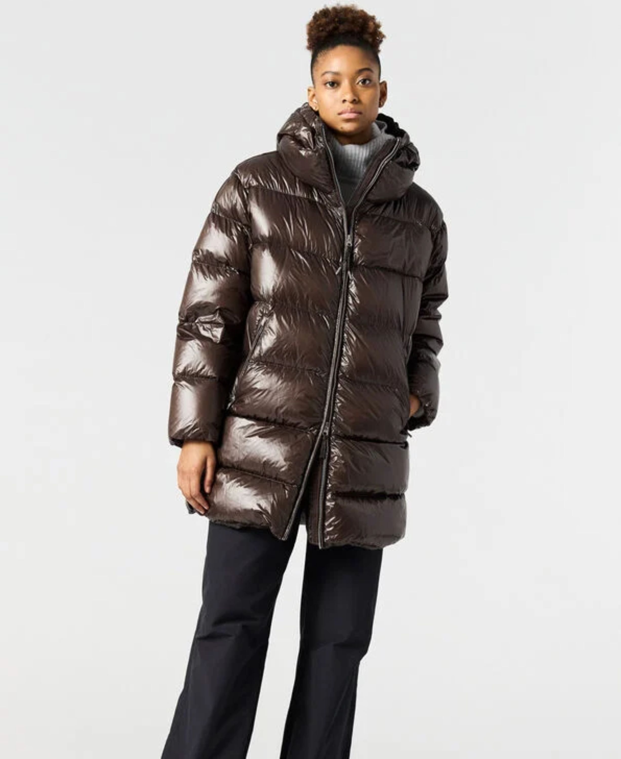 Ivonne shiny puffer down jacket - water repellent