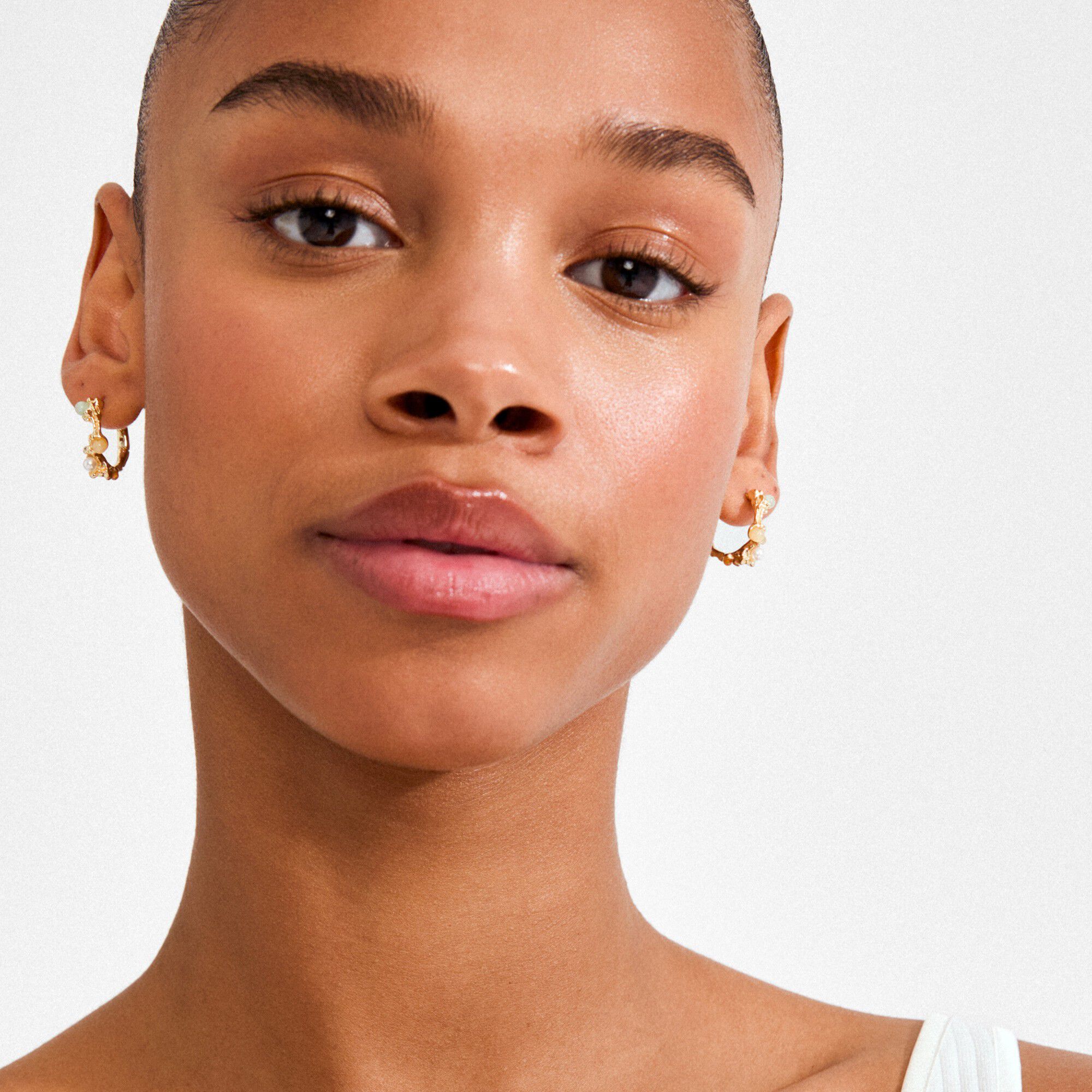 IRIS hoop &oslash;reringe guldbelagt