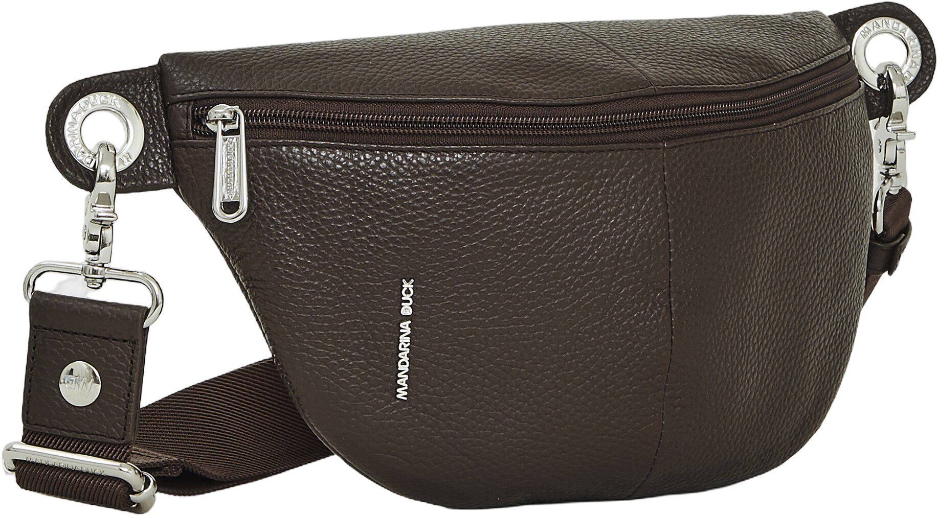 MELLOW LEATHER BUM BAG / ESPRESSO
