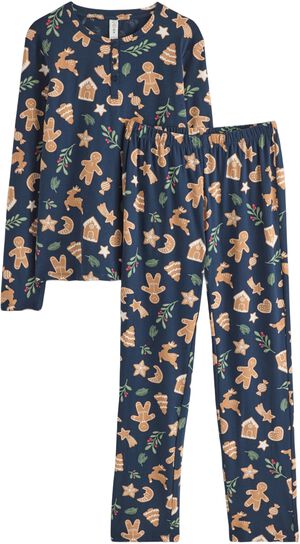 Matching pyjama set in cotton with