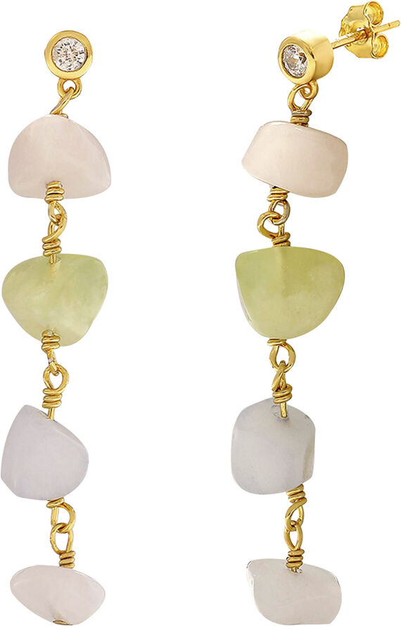 Dusty rainbow øreringe