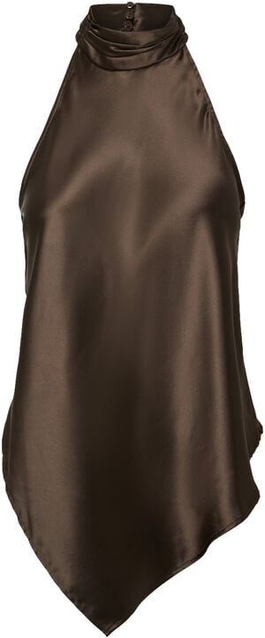 PCEVY HALTERNECK TOP WVN BC