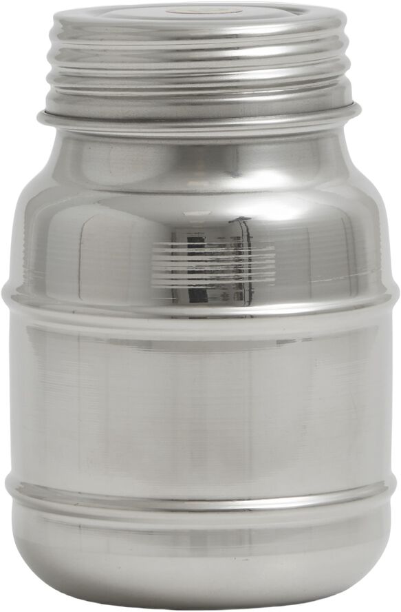 CANI can w/lid, high, S, stainless steel
