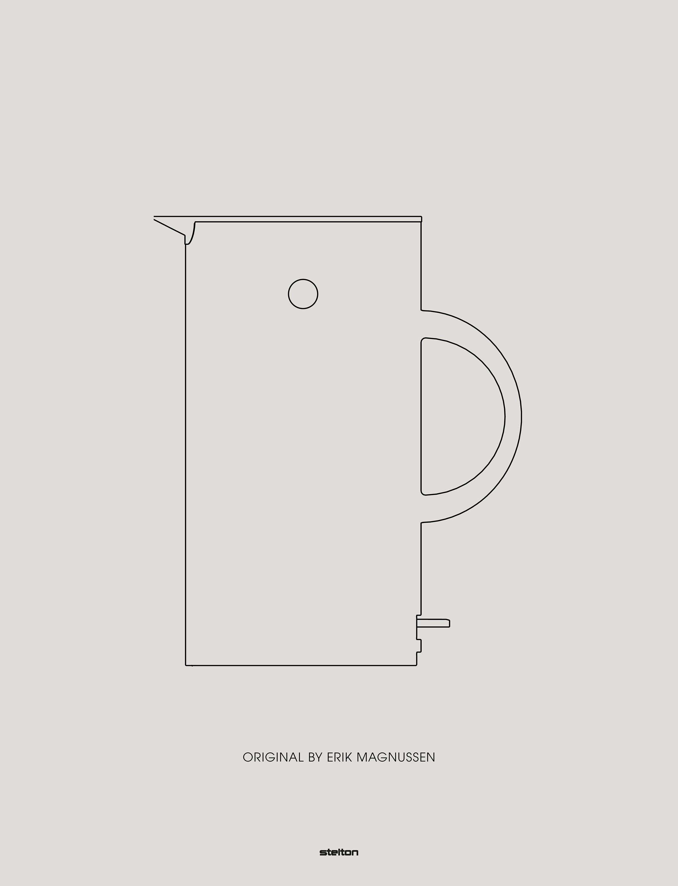 EM77 termokanne 0.5 l. white