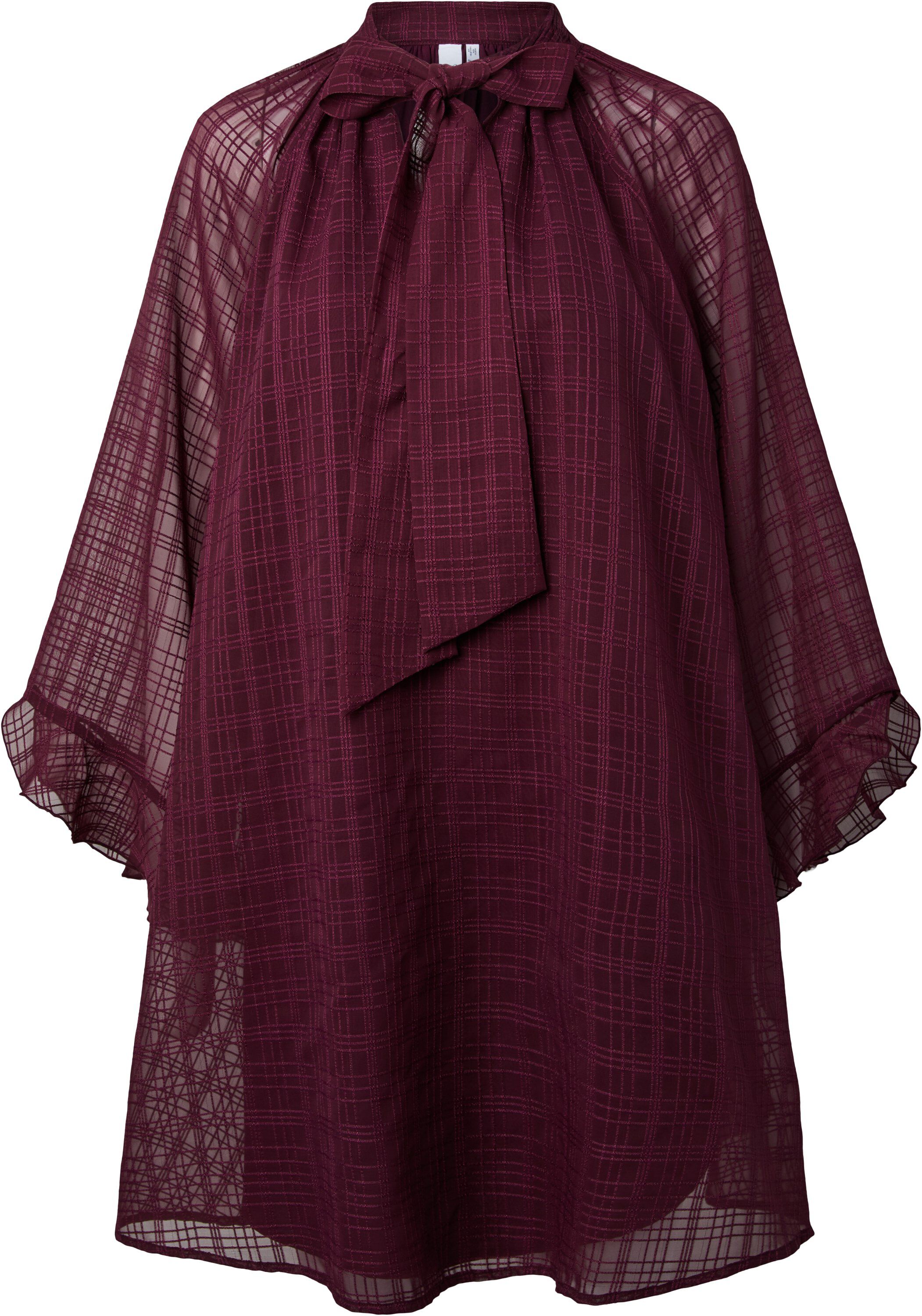 Yasliana Ls Tie Neck Dress S.