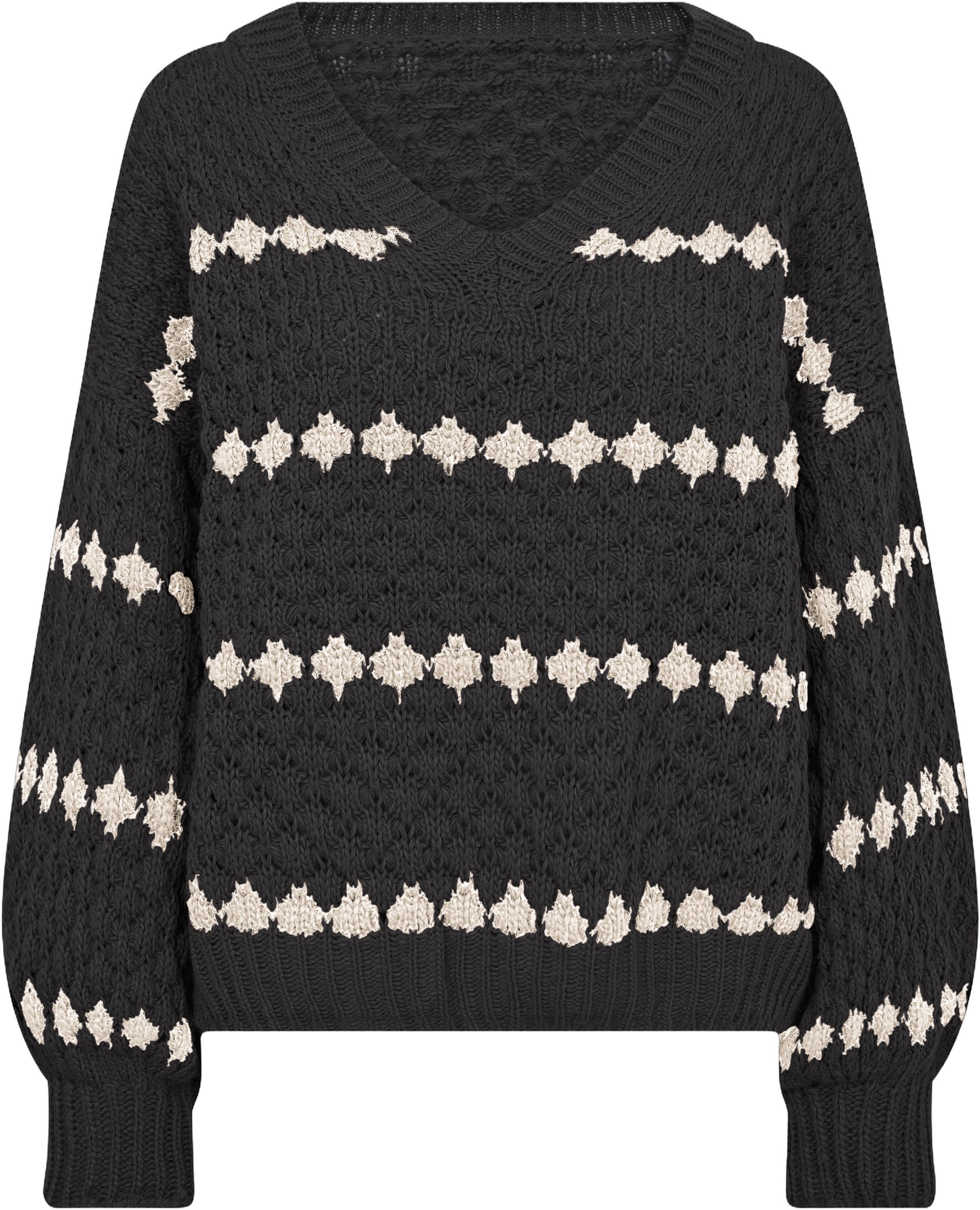 Bano Blouse stripe knit