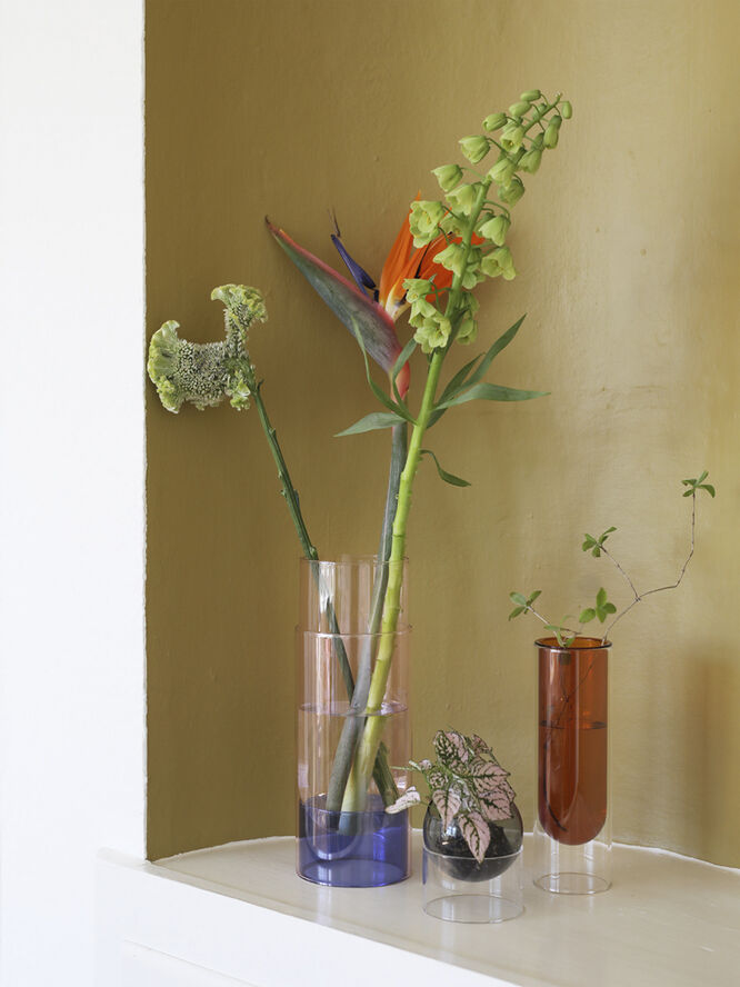 BOUQUET TUBE, LARGE, ROSE, 95270R