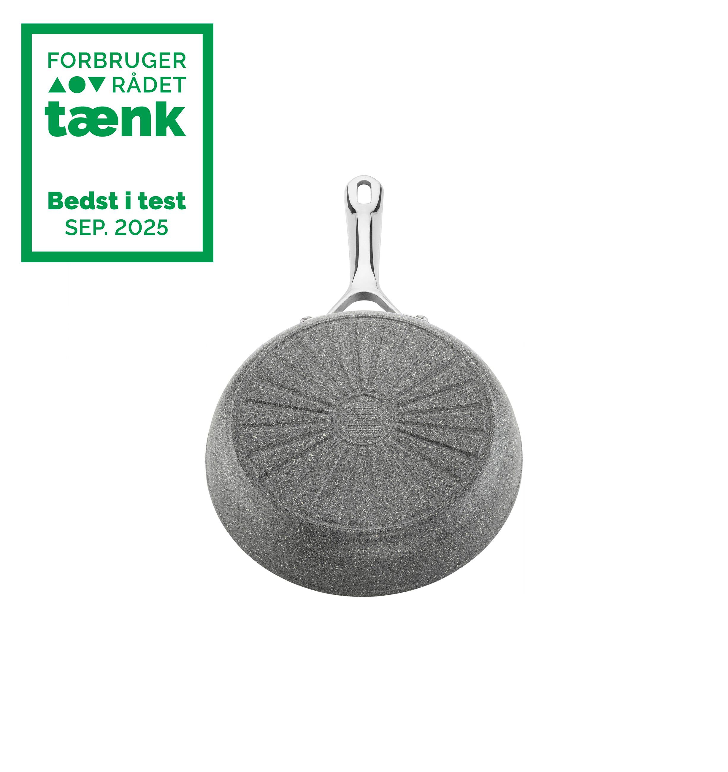 Salina Ceramic Stegepande, 20 cm, Aluminium, Titanium forst&aelig;