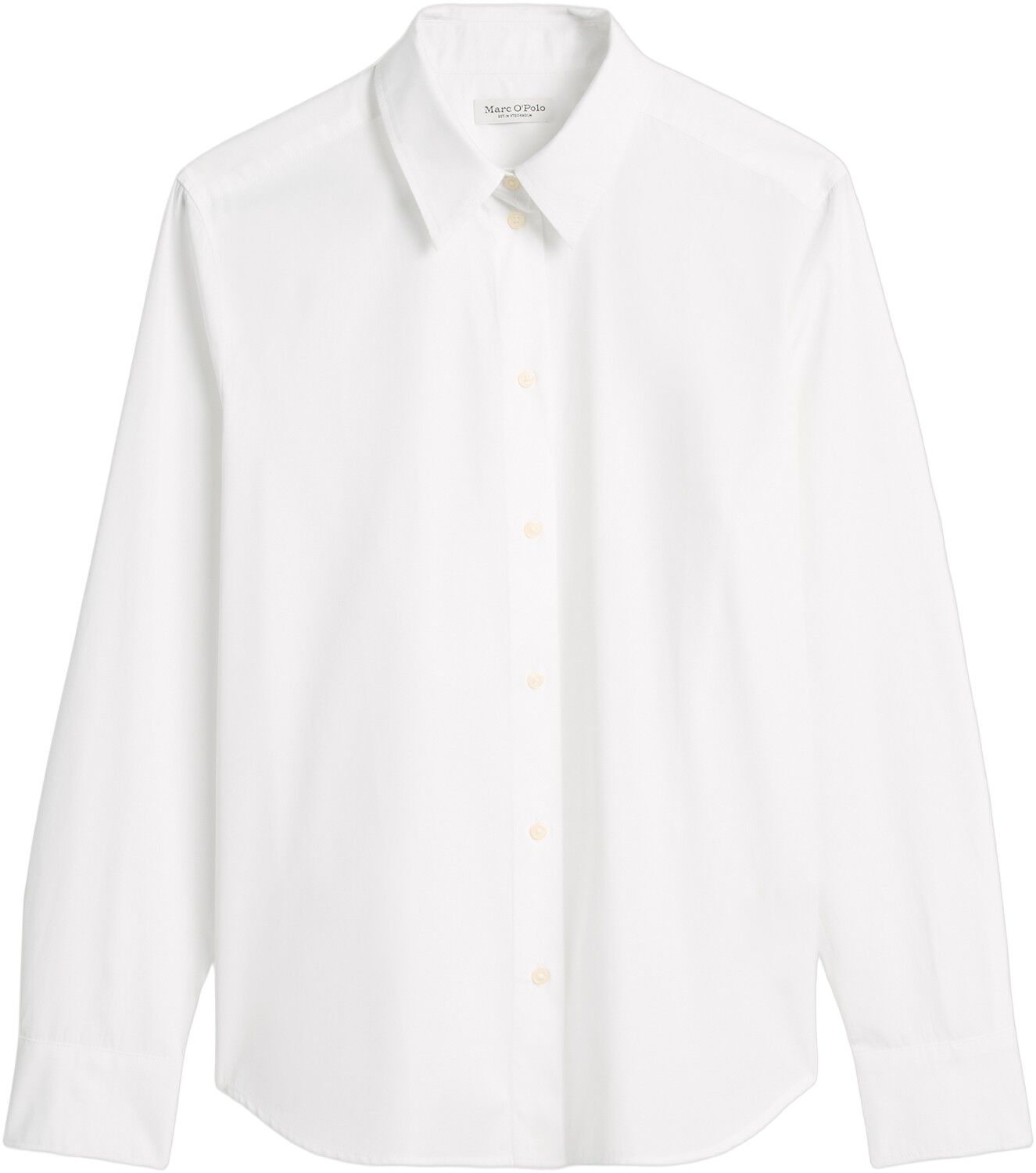 Blouse, fitted shape, kent collar,