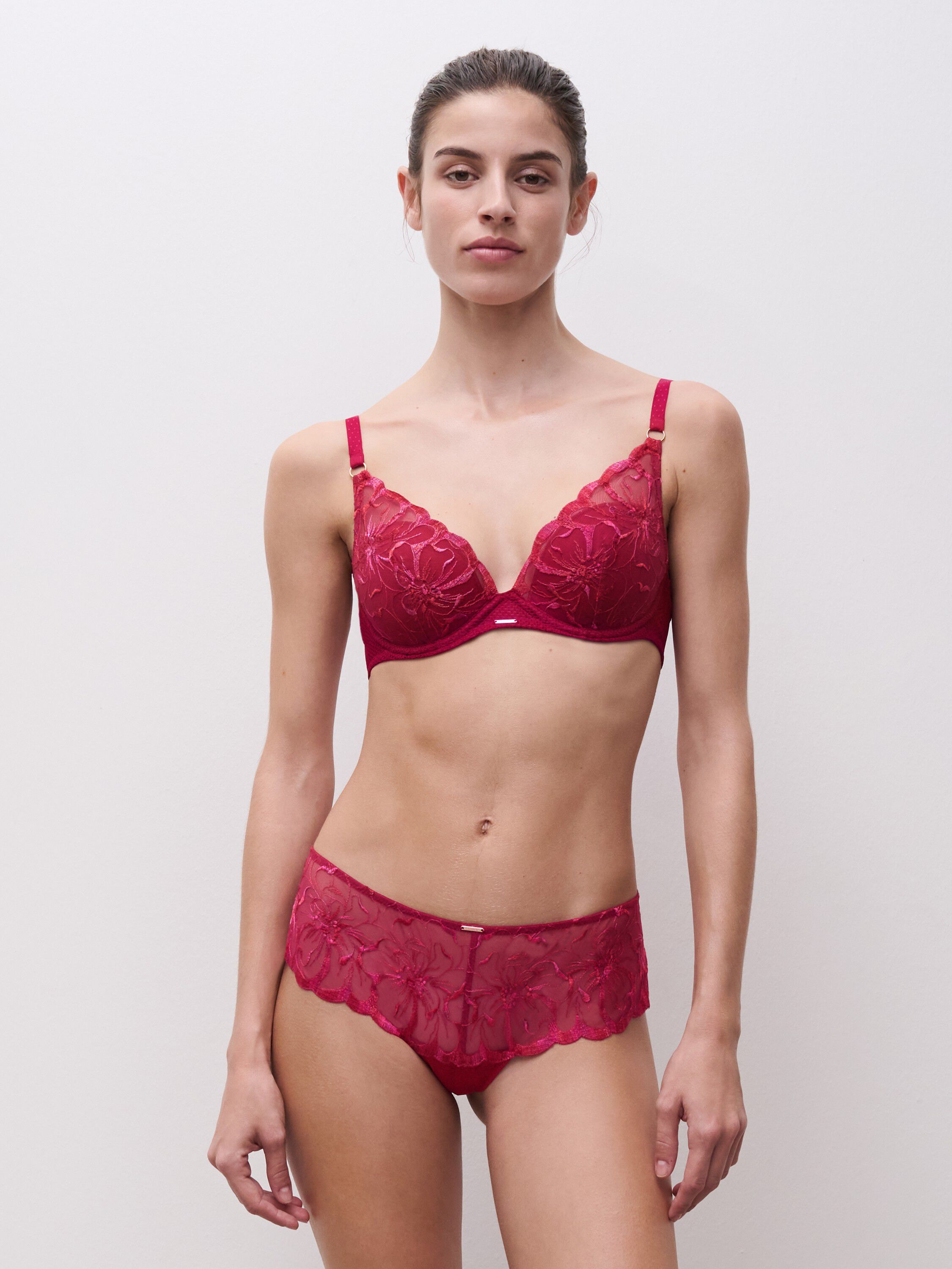 Fleurs Plunge t-shirt bra