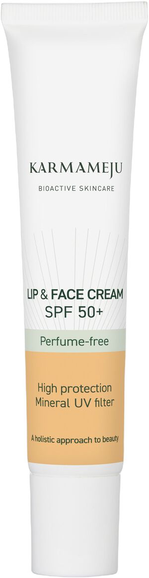 Sun Lip & Face Cream, SPF 50+, zinc perf free