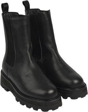 MUSALA - LEATHER BOOTS WITH FLYKNIT & SHEARLING