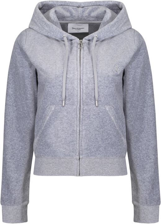 Robertson Classic Velour Zip Trough Hoodie
