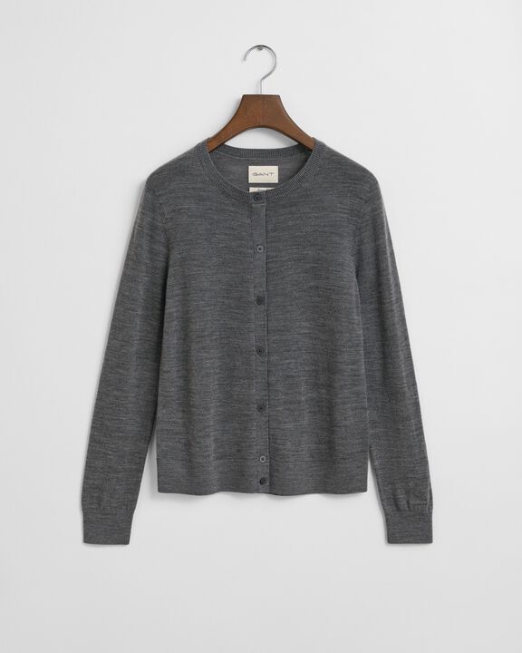 EXTRAFINE MERINO WOOL CARDIGAN