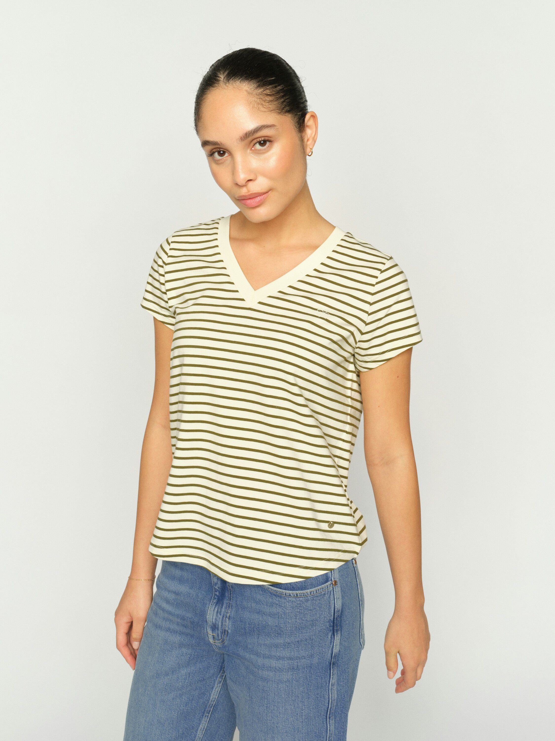 MMKala V-SS Stripe Tee