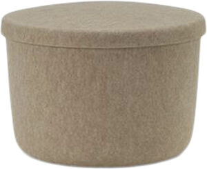 Hide Storage Pouf Small