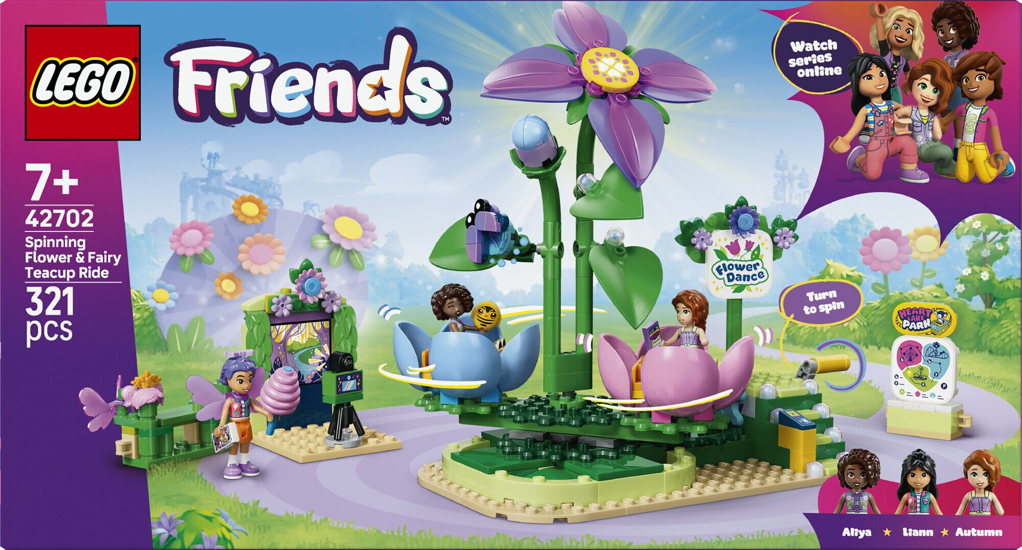 Tekop-karrusel med blomster og feer 42702