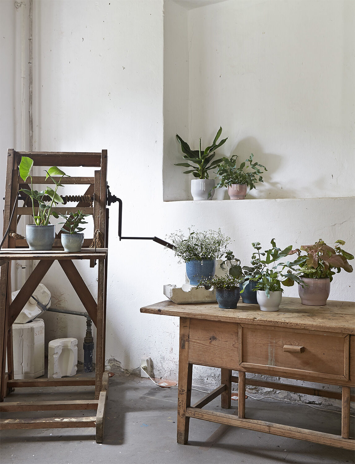 Knabstrup urtepotte &Oslash; 12. 5 cm white