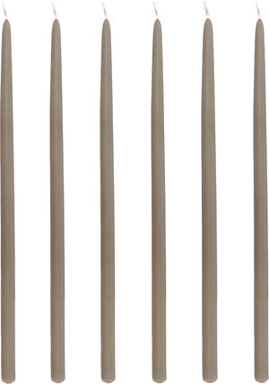 Kjertelys Altri 30 cm 6 stk. Taupe Parafin