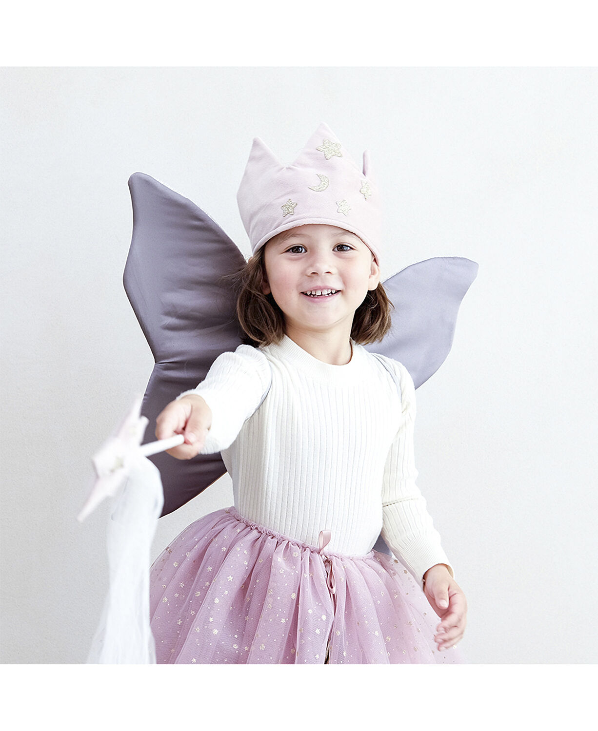 Mimi & Lula - Krone - Velvet Pink Stars and Moon 3-8 &aring;r