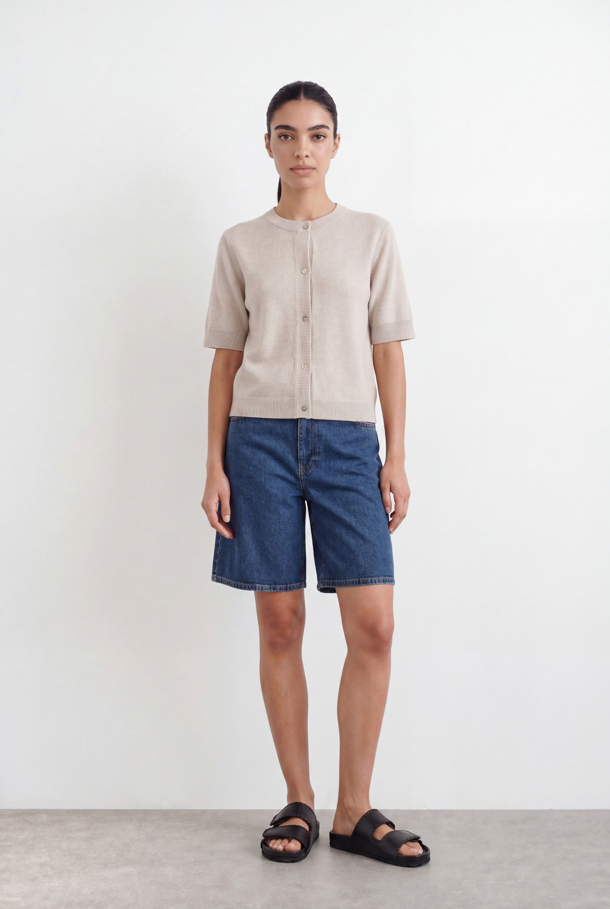 LR-RILLO 5 Shorts M&oslash;rk bl&aring;