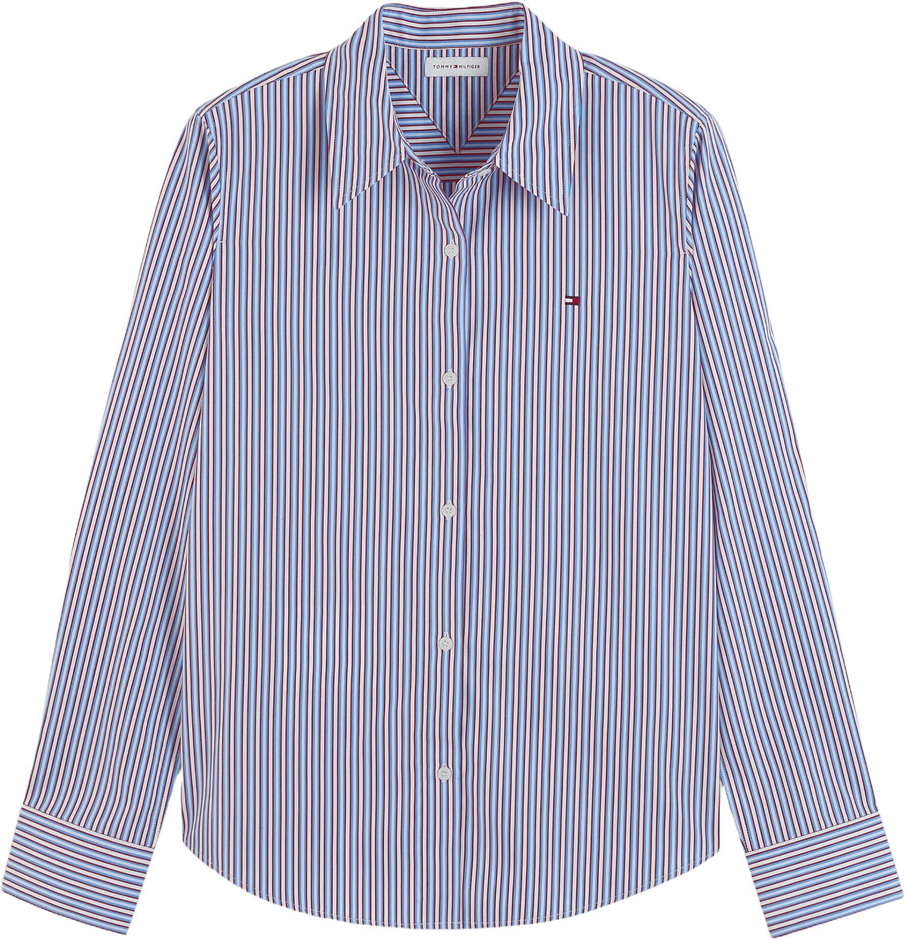 Regular Fit Flag Embroidery Poplin Shirt